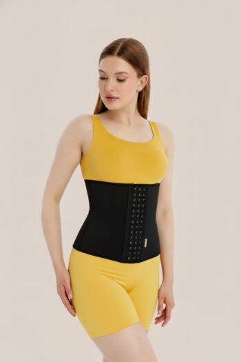 مشد نحت البطن و الخصر شد ثلاثي المناطق بدون حمالات.